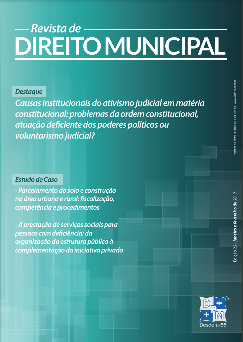 Revista Direito Municipal<br>Edição nº 22