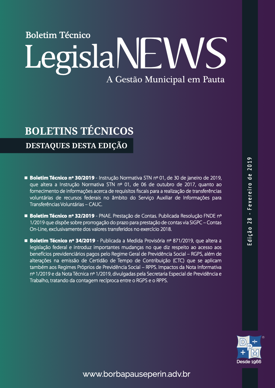 Revista Legisla News<br>Edição nº 28